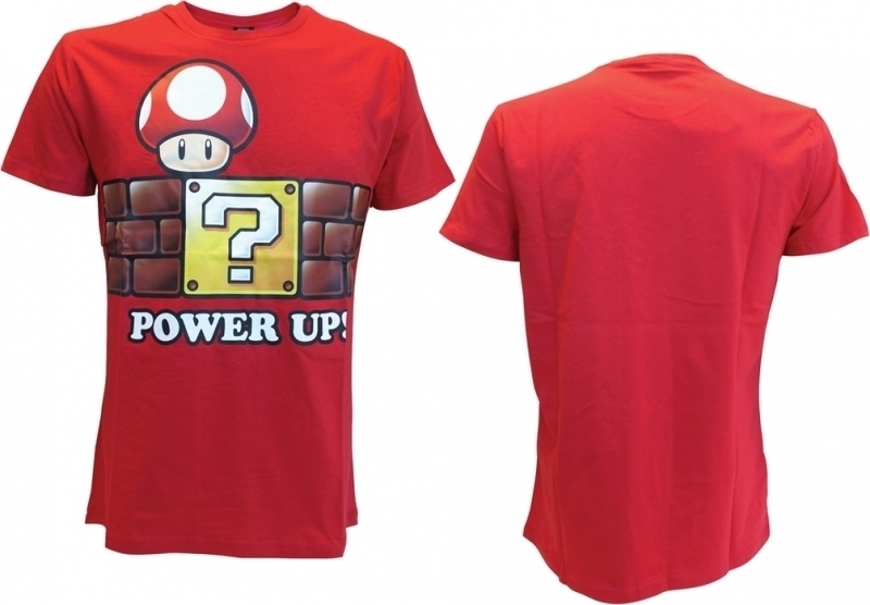 Difuzed Nintendo T-Shirt Power Up Red