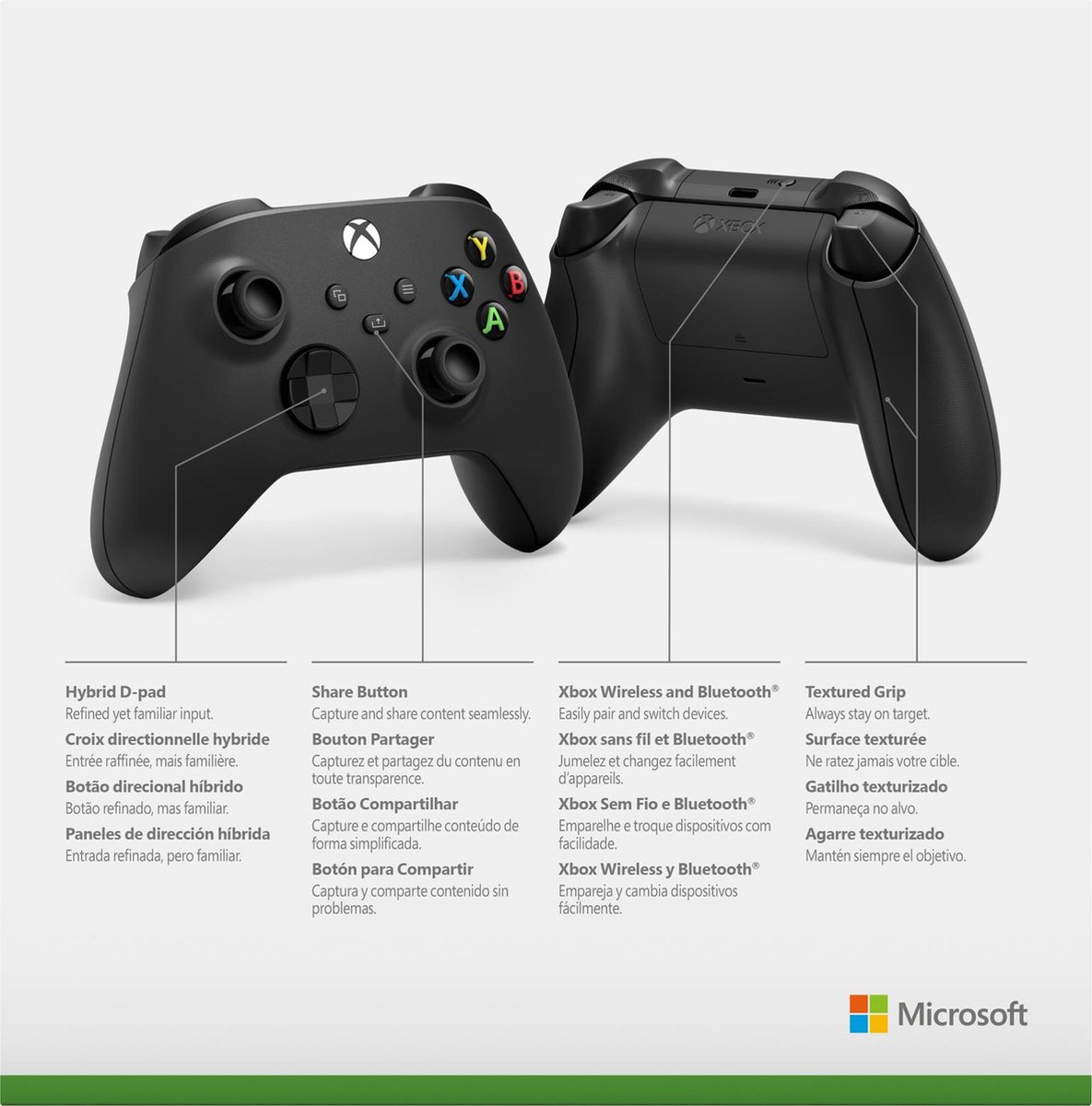 Back-to-School Sales2 Xbox Series X en S Wireless Controller Carbon - Zwart