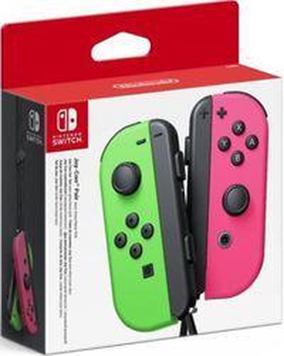 Nintendo Switch Joy-Con set Splatoon Groen / - Roze