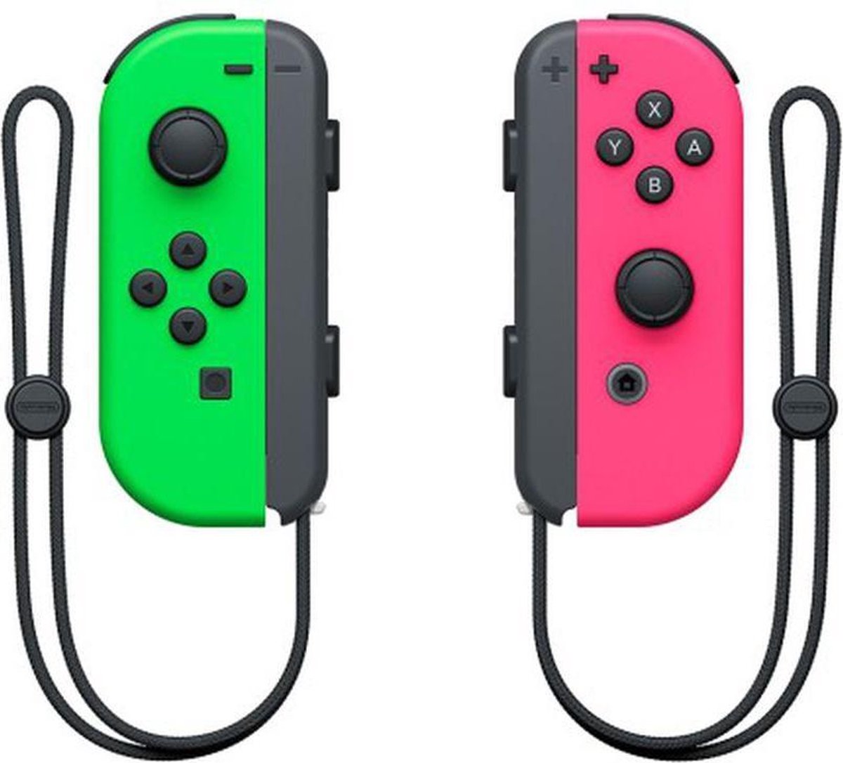 Nintendo Switch Joy-Con set Splatoon Groen / - Rosa