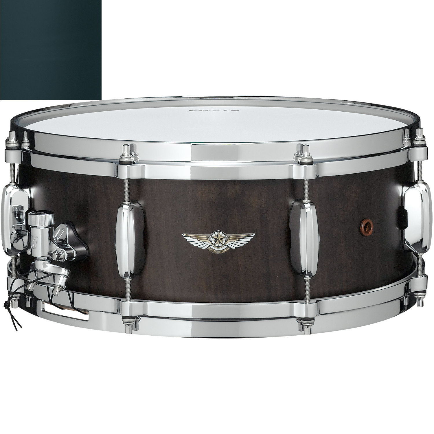 TAMA TWS1465-SKB Star Walnut snare Smokey Black 14 x 6.5