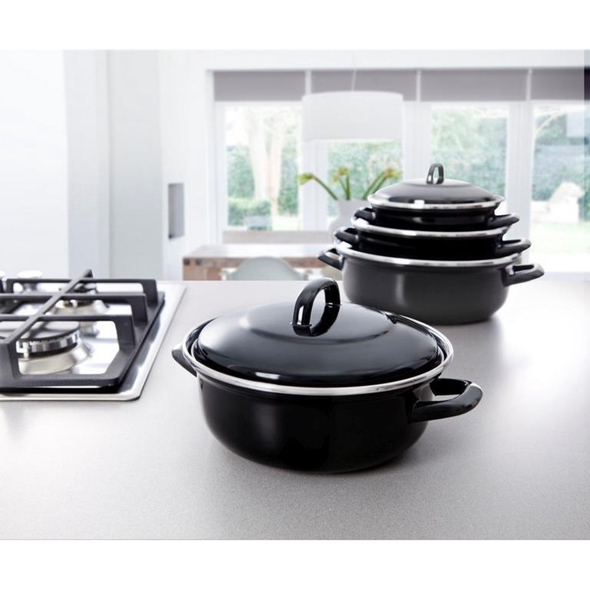 Bk Fortalit Stoof-/Braadpan 30 cm - Zwart