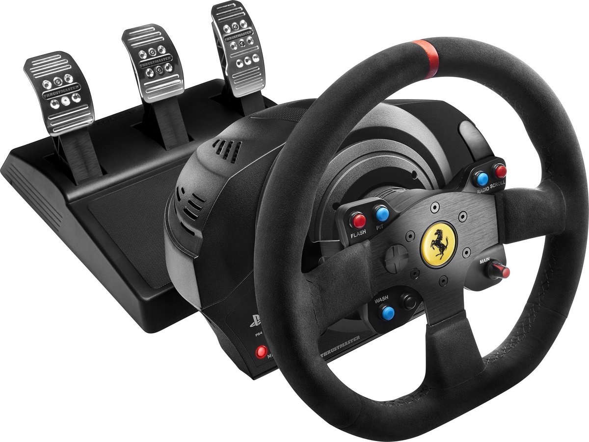 Thrustmaster T300 Ferrari Integral Racing Wheel Alcantara Edition - Zwart