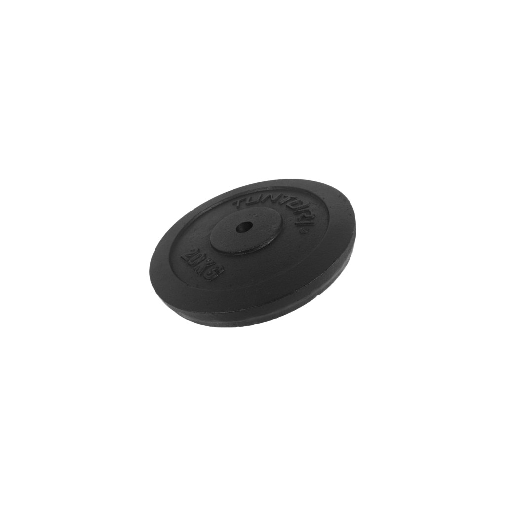 Tunturi Plate 1x 20 kg Black - Zwart