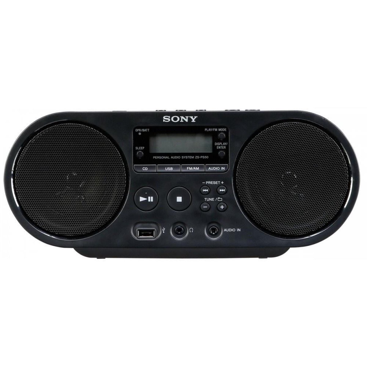 Sony ZS-PS50 - Zwart