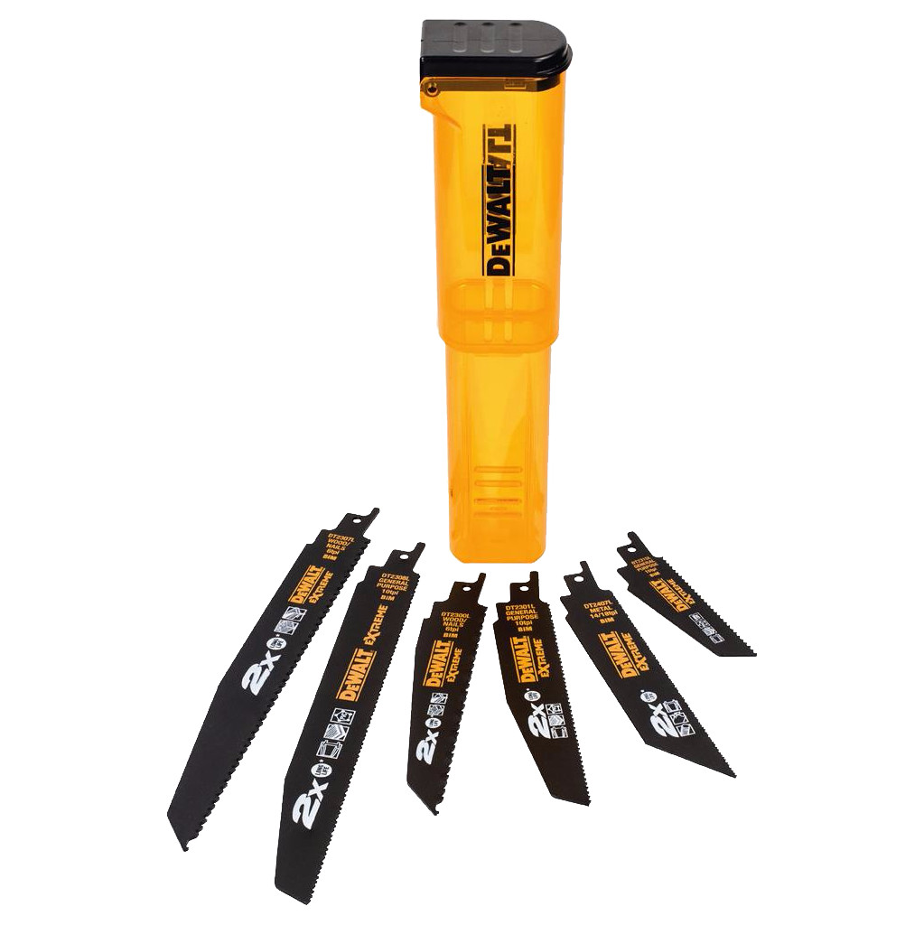 DeWalt Reciprozaagbladenset BiM (6x)