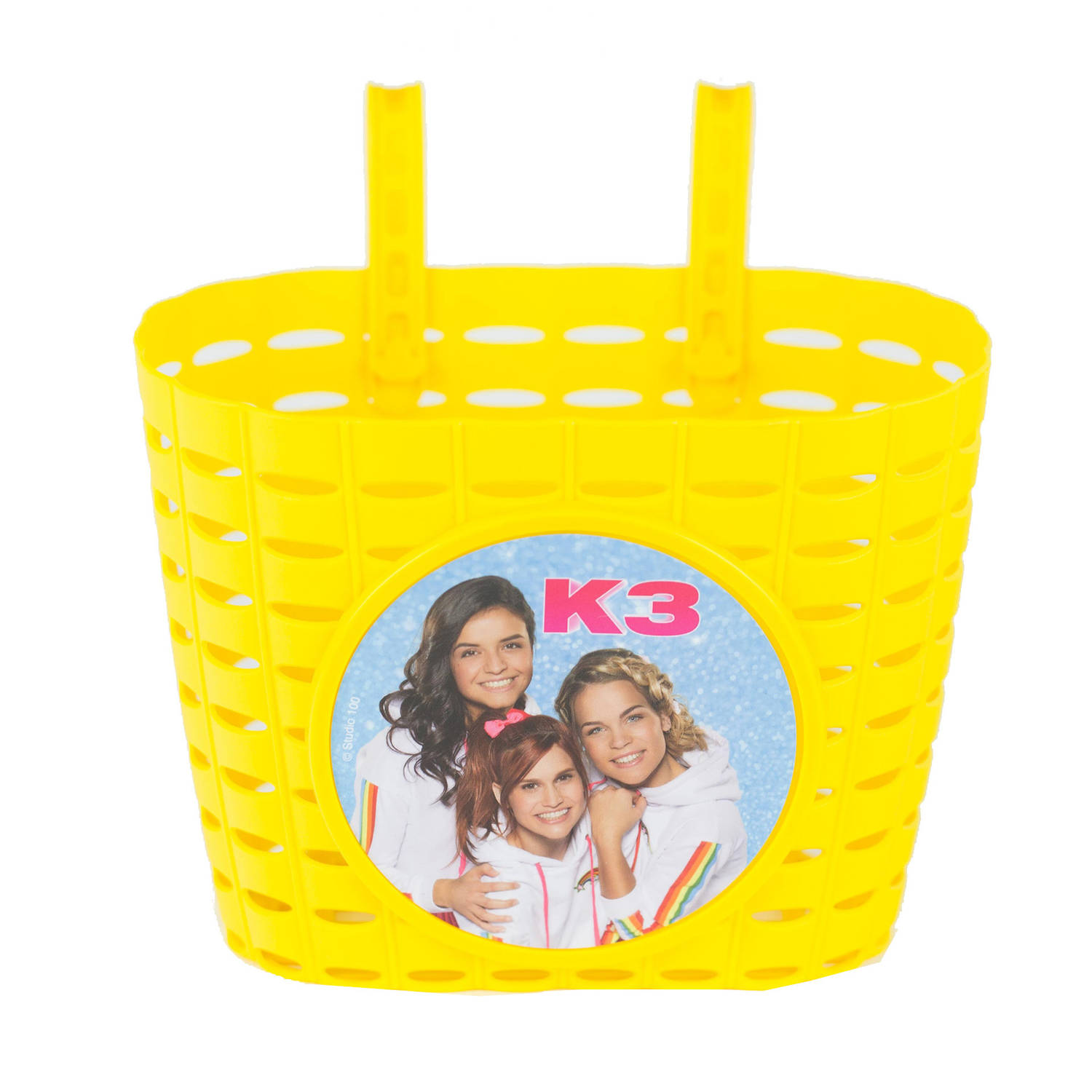 Studio 100 Kinderfietsmand K3 Junior 20 Cm - Geel