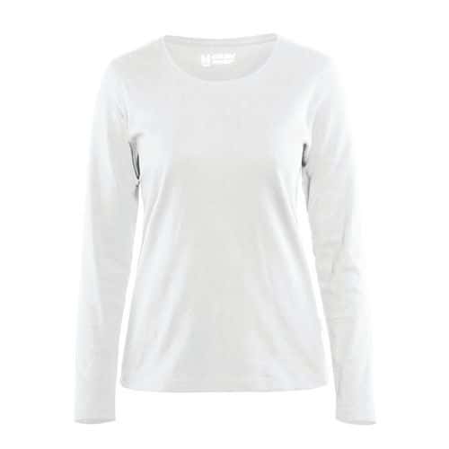 Blaklader T-shirt Dames met lange mouw 3301 - wit