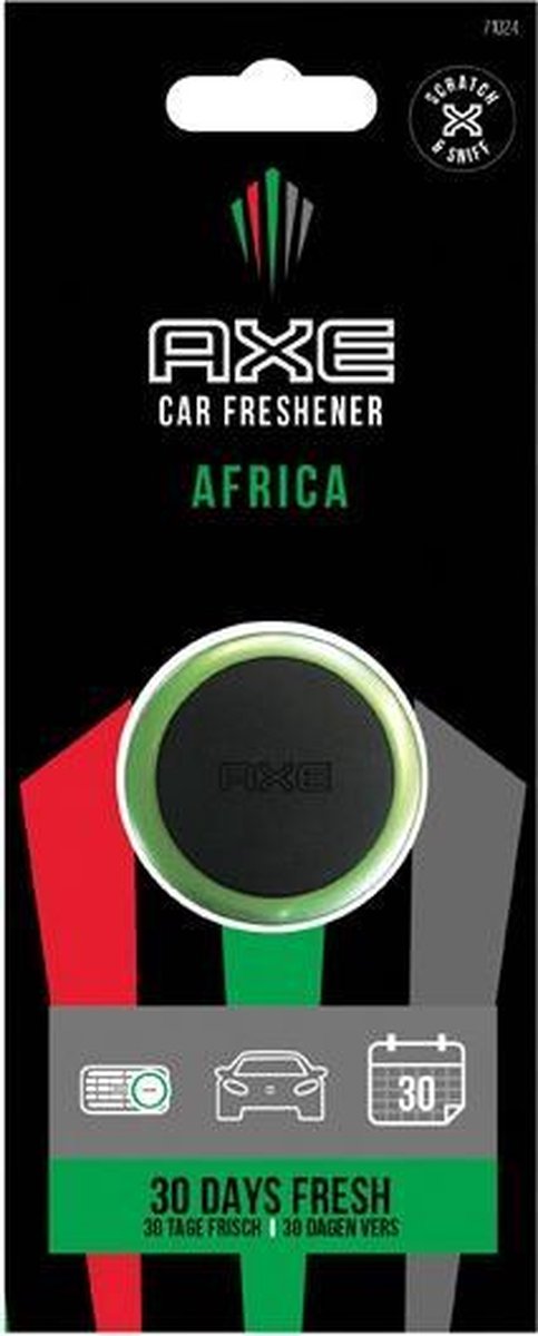 Axe Luchtverfrisser Mini Vent - Africa 3 Cm/groen - Zwart