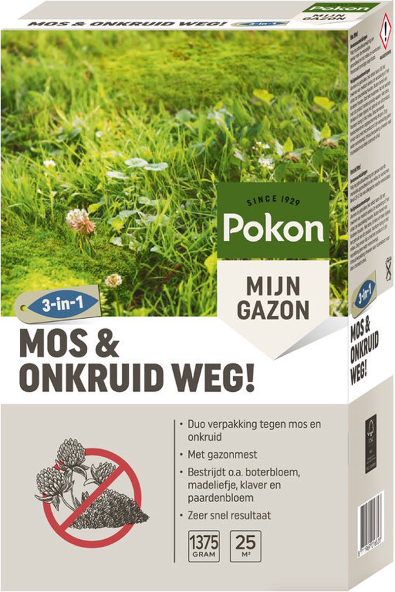 Pokon Mos en Onkruid Weg! 25m2