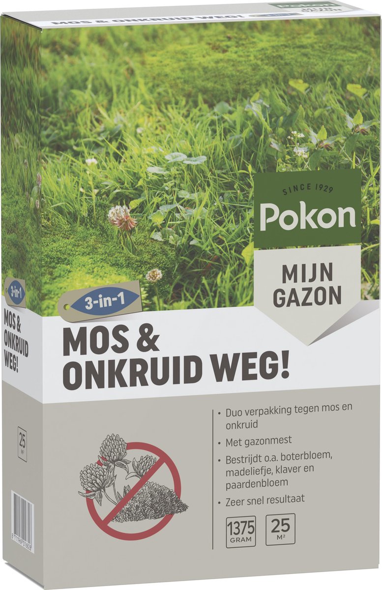 Pokon Mos en Onkruid Weg! 25m2