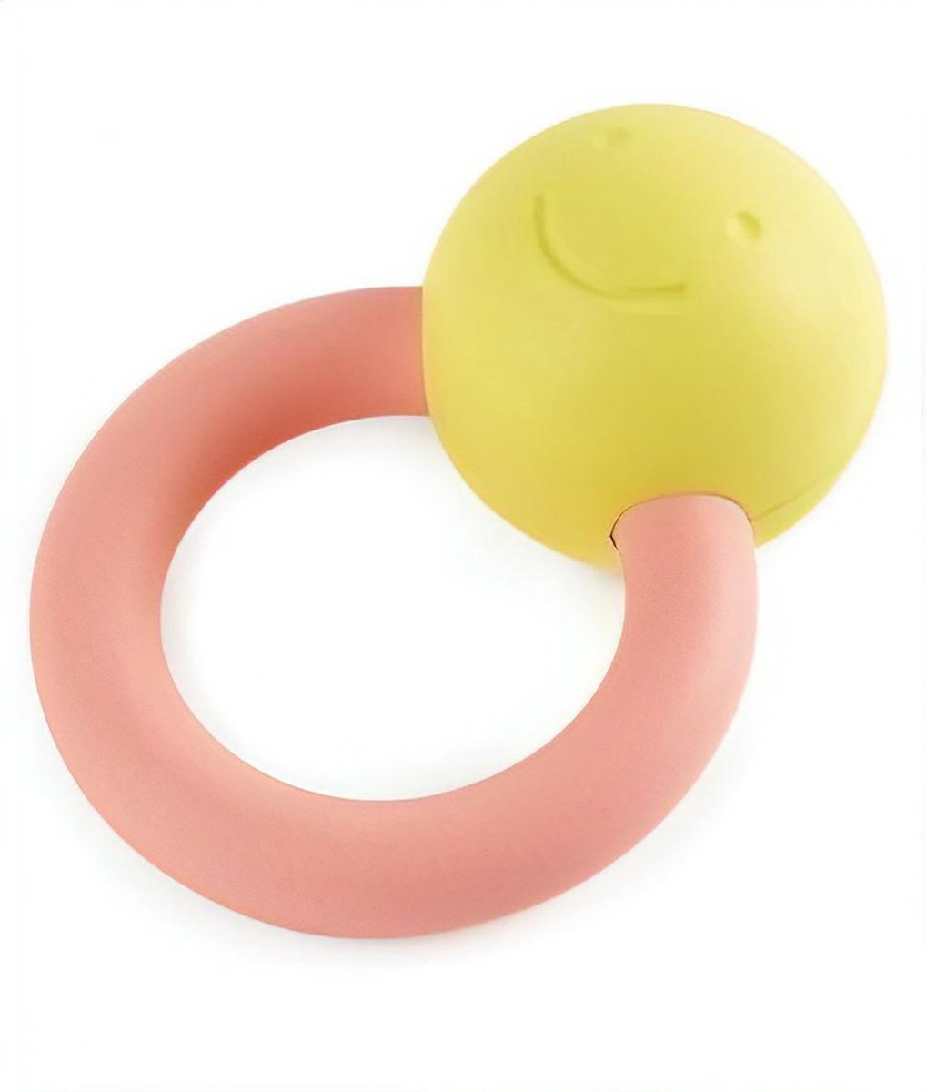 Hape Babyring Rammelaar 10 Cm/roze - Geel