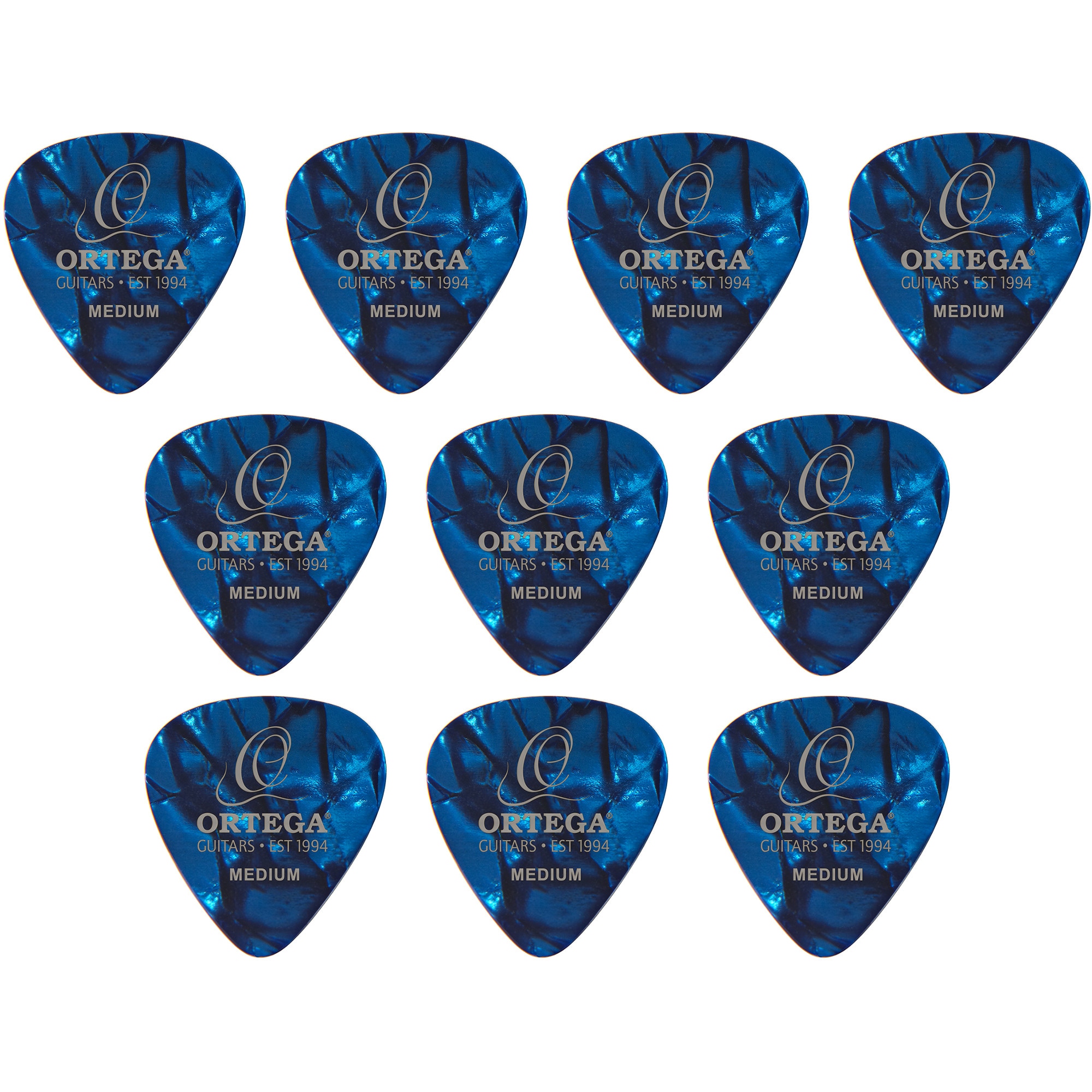 Ortega OGP-BP-M10 plectrumset gitaar (10 stuks)