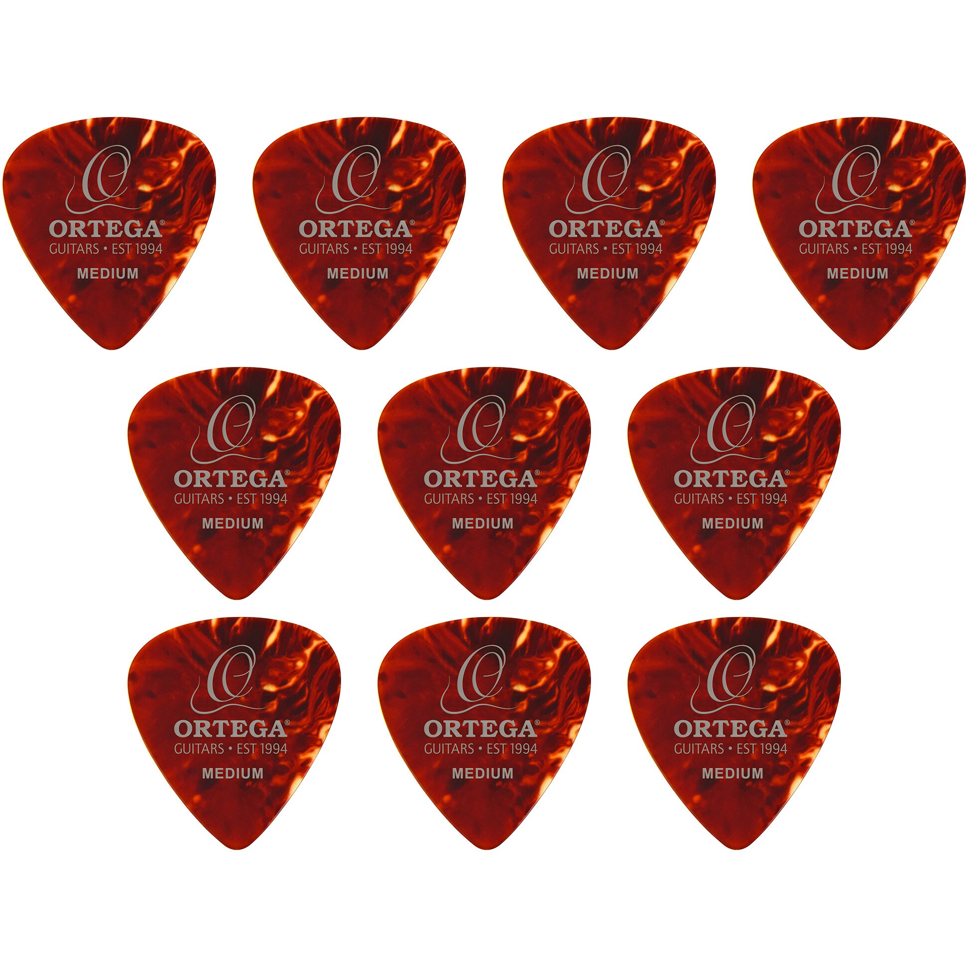 Ortega OGP-TO-M10 plectrumset gitaar (10 stuks)