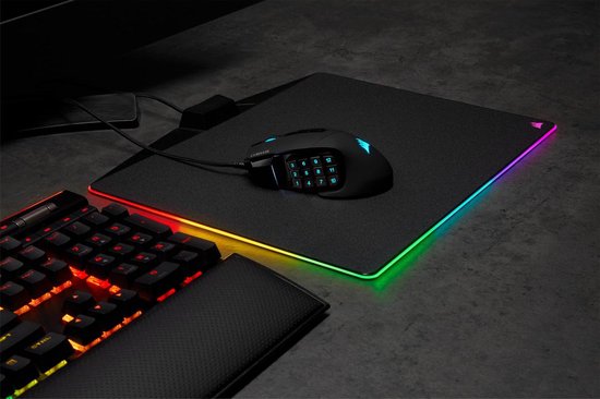 Corsair Scimitar Elite RGB Gaming Muis - Zwart