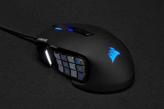 Corsair Scimitar Elite RGB Gaming Muis - Zwart