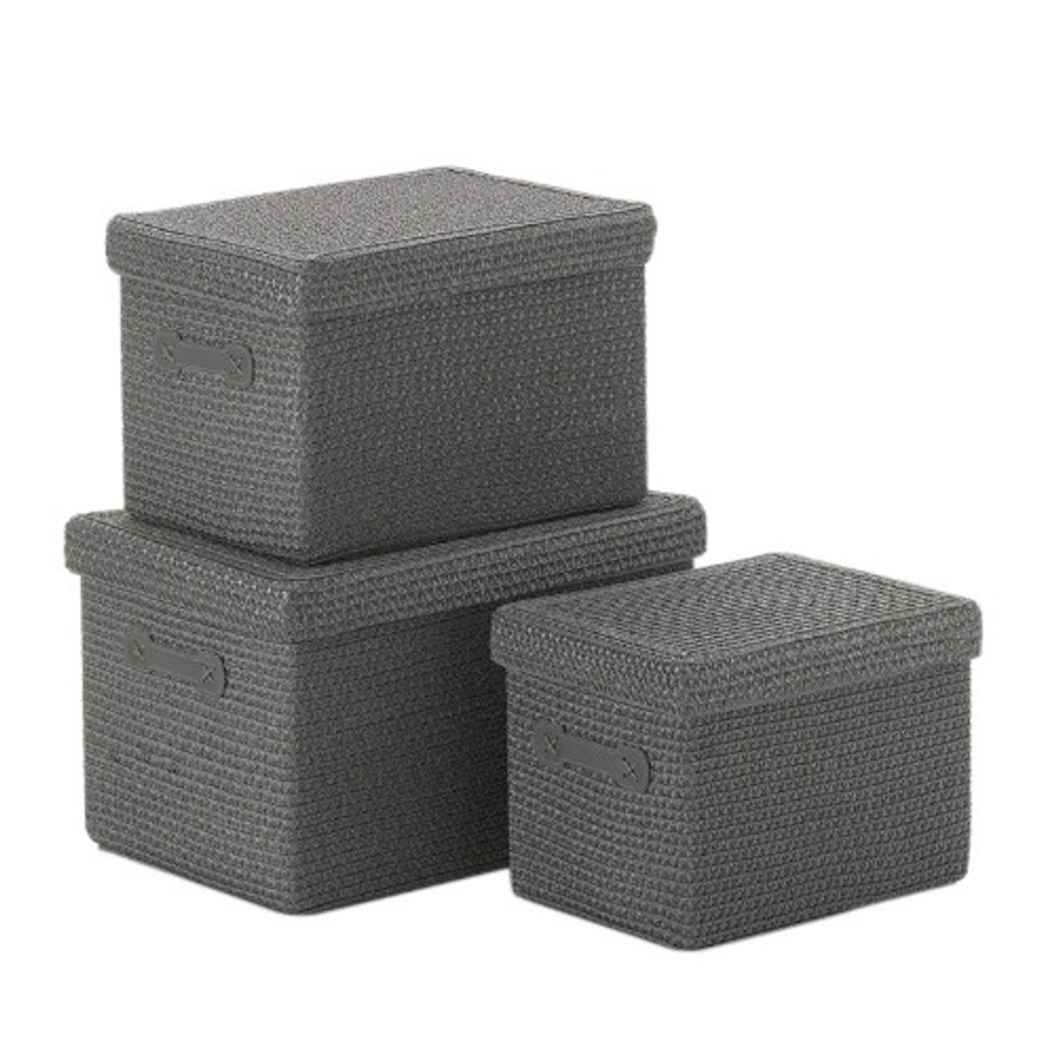 Kela Rimossa Mand Set Van 3 Stuks - Grijs