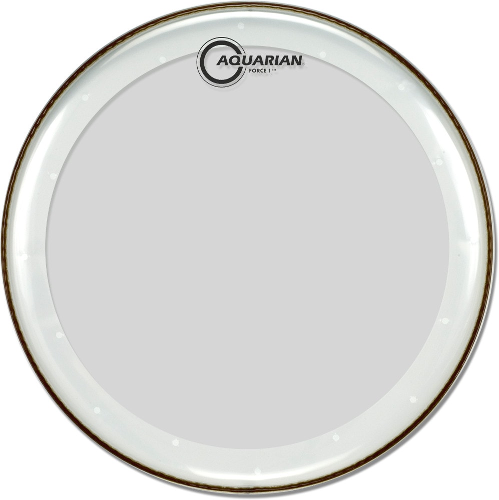 Aquarian Full Force I Clear 26 inch bassdrumvel