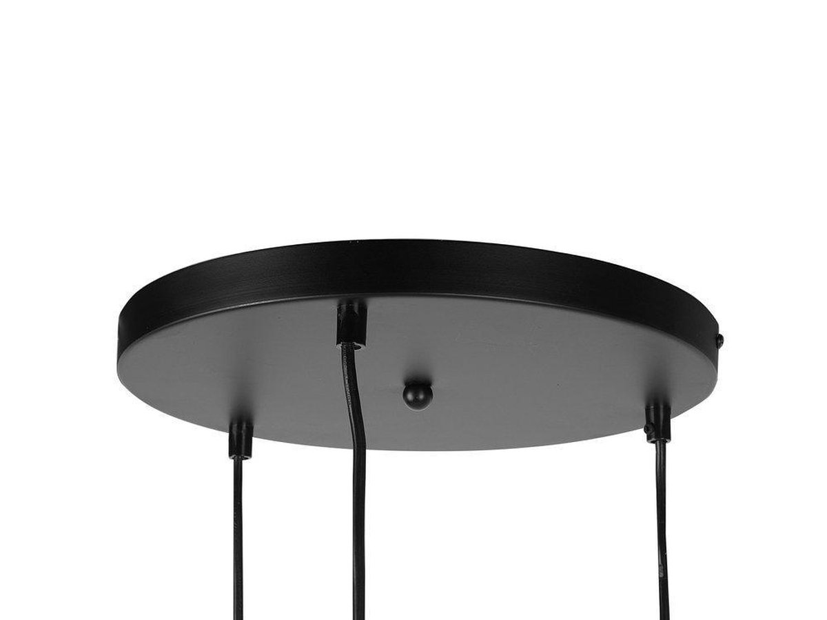 Beliani Vesle Hanglamp Glas 30 X 30 Cm - Goud