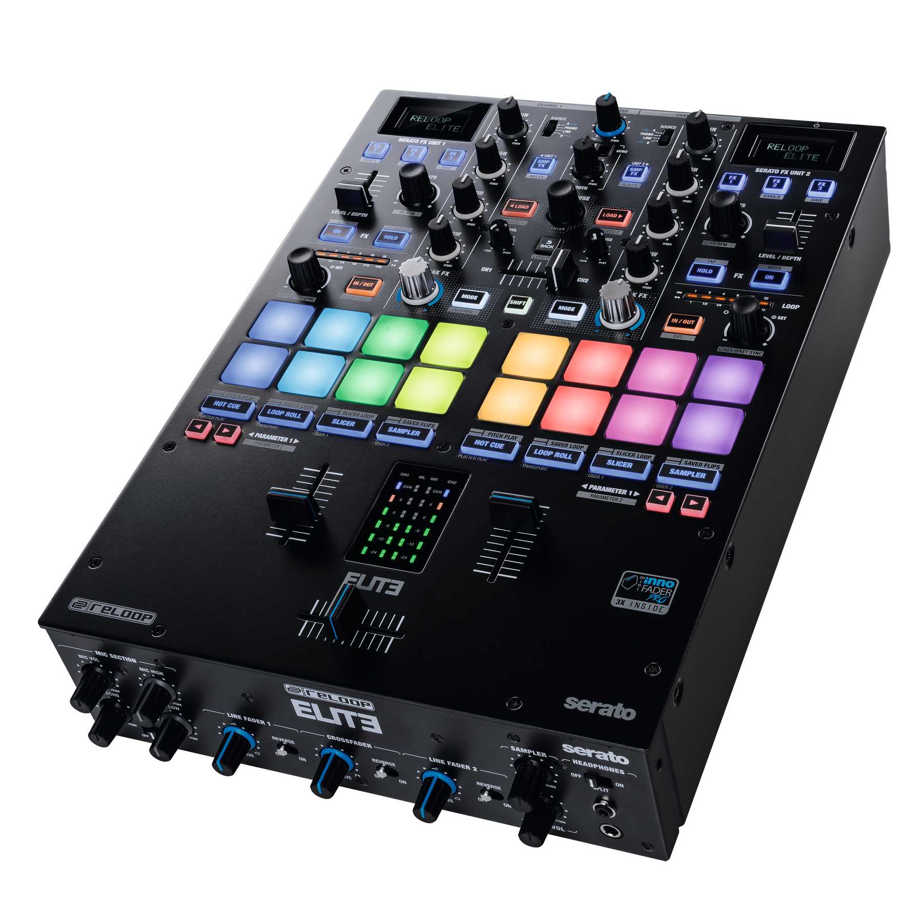 Reloop ELITE DVS DJ mixer voor Serato