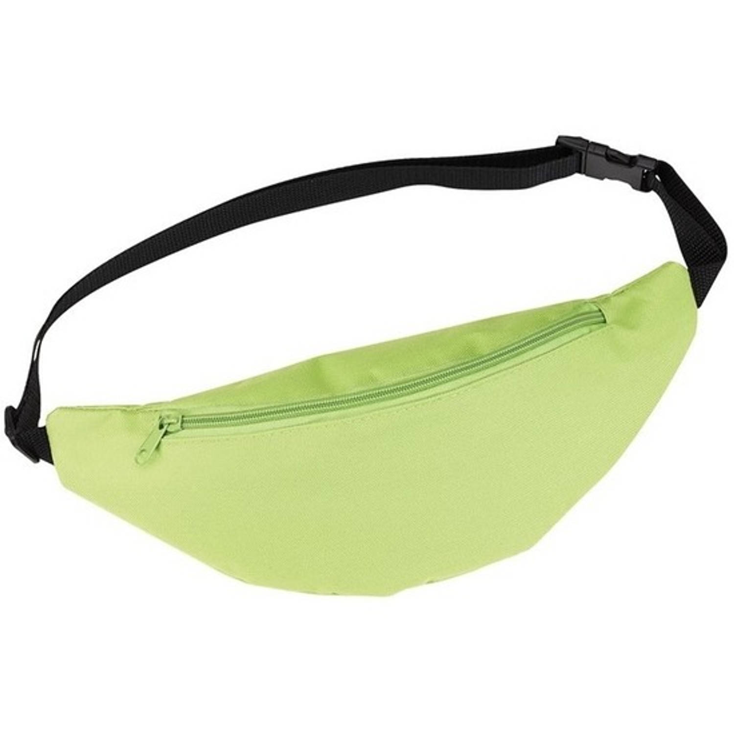 Heuptasje/buideltasje Licht 35 Cm - Festivaltasjes Outdoor - Fanny Pack - Groen