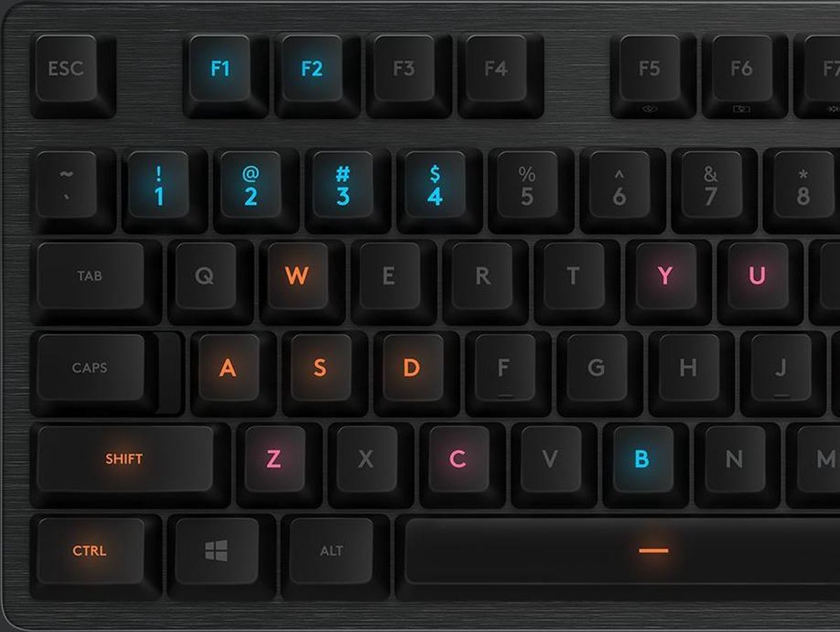 Logitech G512 Carbon Lightsync RGB Mechanisch Gaming Toetsenbord Qwerty - Zwart