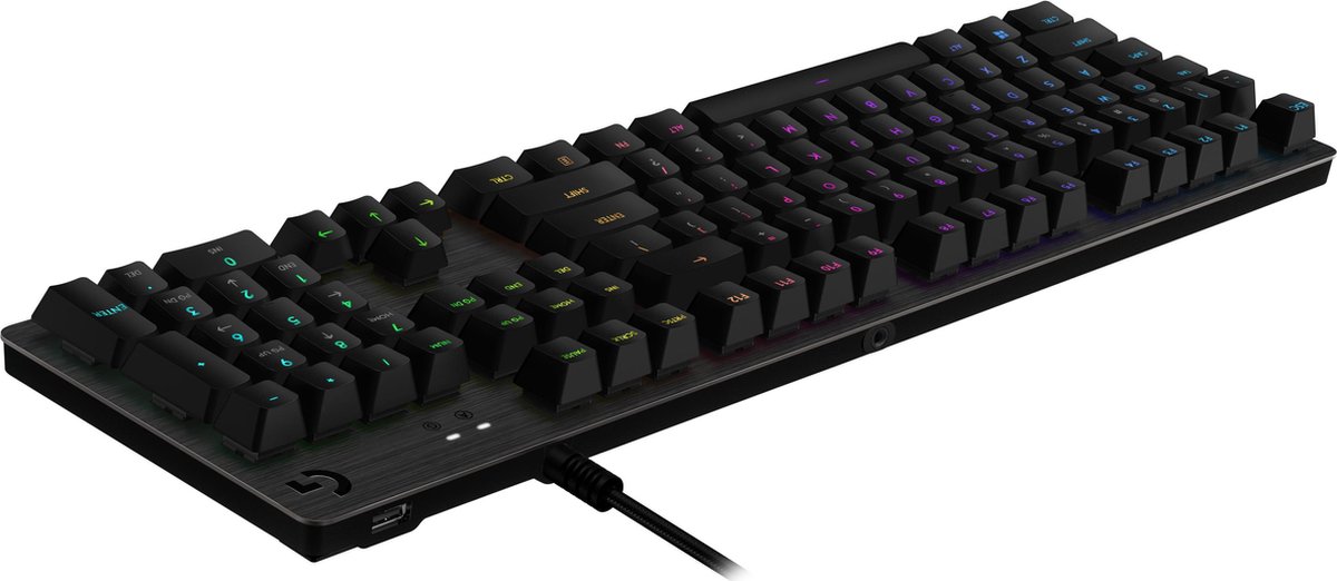 Logitech G512 Carbon Lightsync RGB Mechanisch Gaming Toetsenbord Qwerty - Zwart