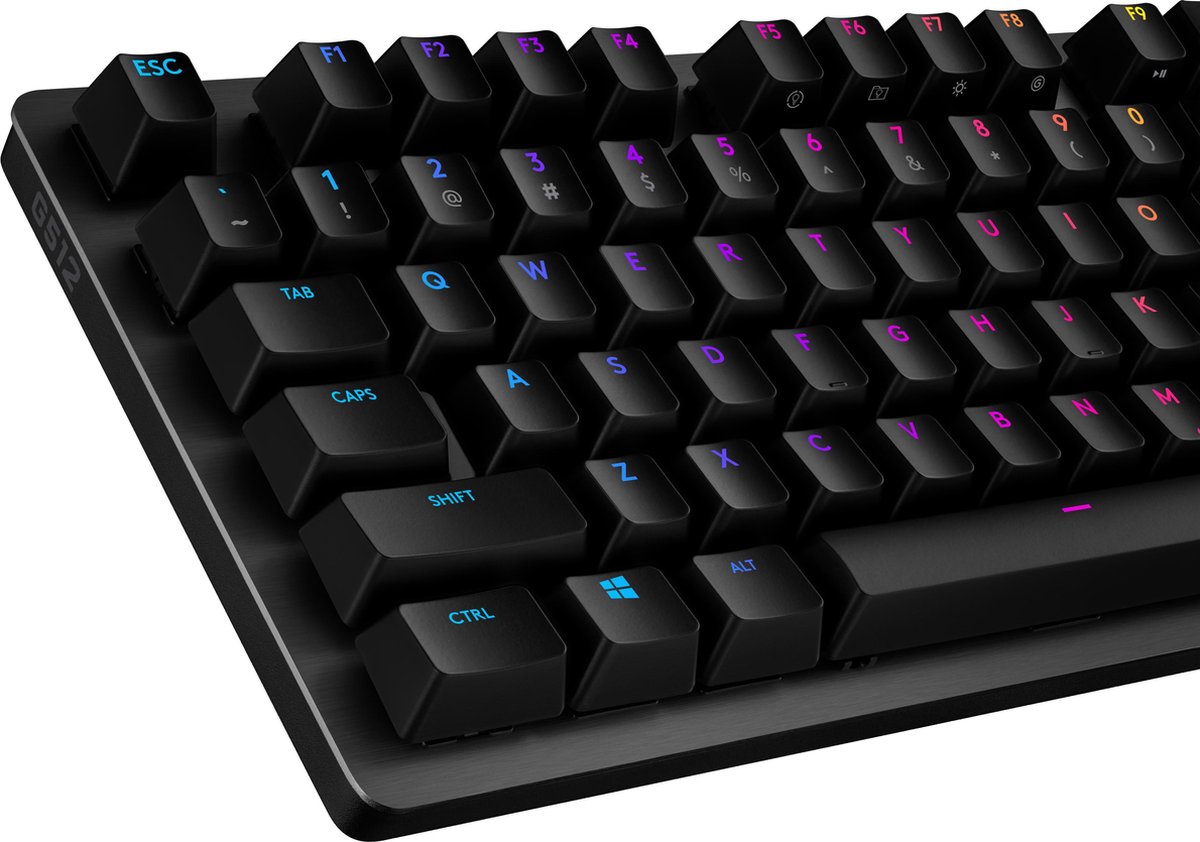 Logitech G512 Carbon Lightsync RGB Mechanisch Gaming Toetsenbord Qwerty - Zwart