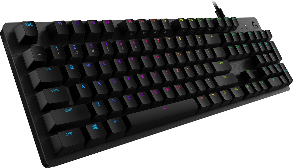 Logitech G512 Carbon Lightsync RGB Mechanisch Gaming Toetsenbord Qwerty - Zwart