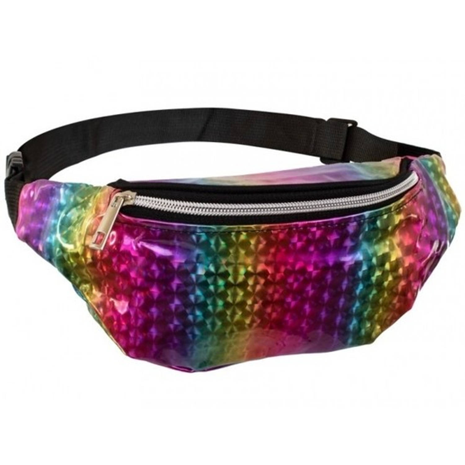 Hip Heuptasje/fanny Pack/buideltasje Regenboog Print - Jaren 80 Verkleed Accessoire - Festival Fanny Pack/bum