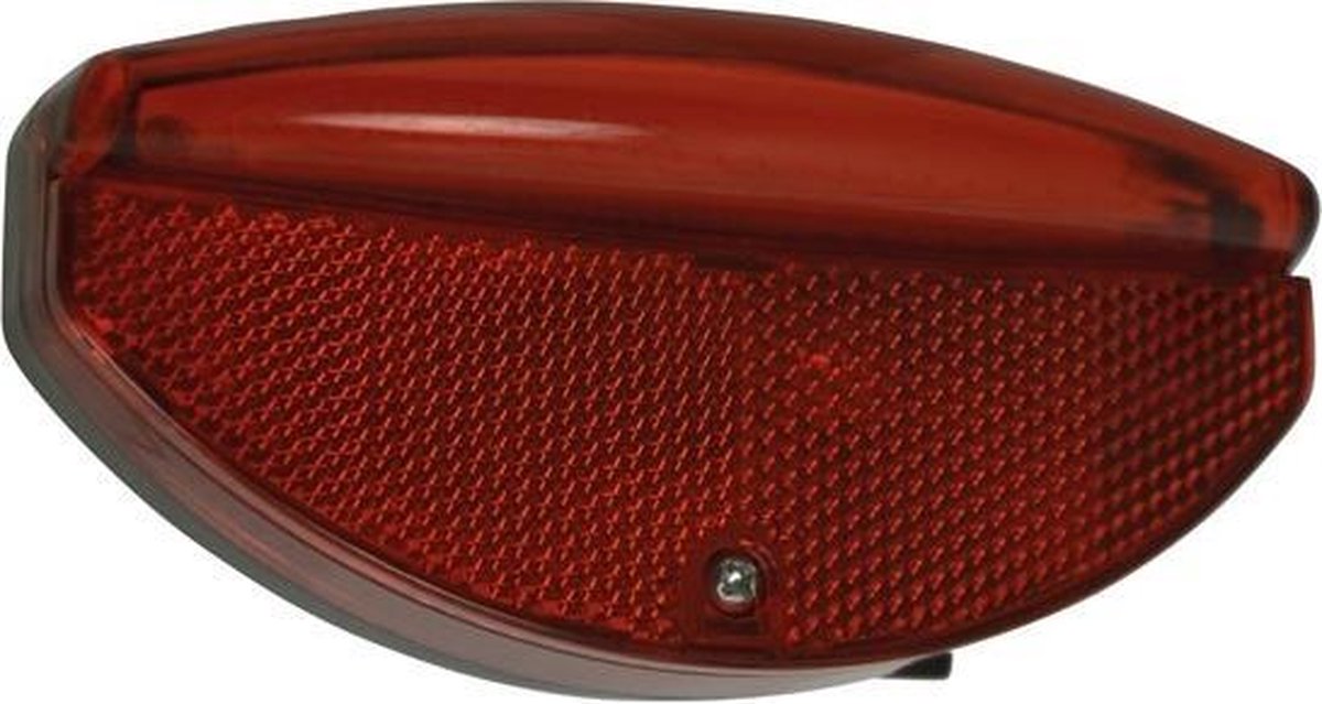 DRESCO Achterlicht Met Reflector Cob Led Batterijen Zwart/ - Rood