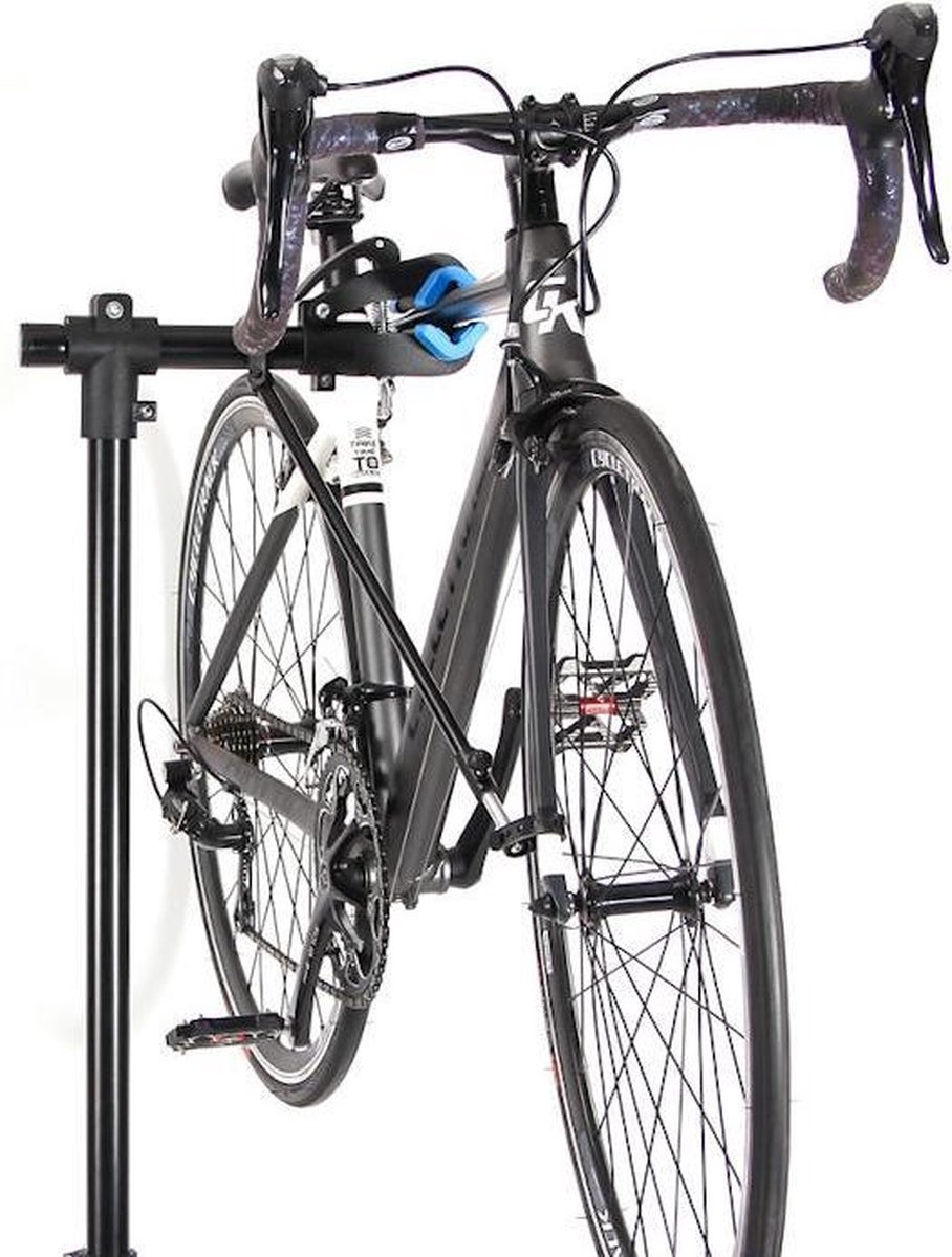 Decopatent Reparatie Montagestandaard Fiets - 360° Draaibaar, Verstelbaar + - Paars