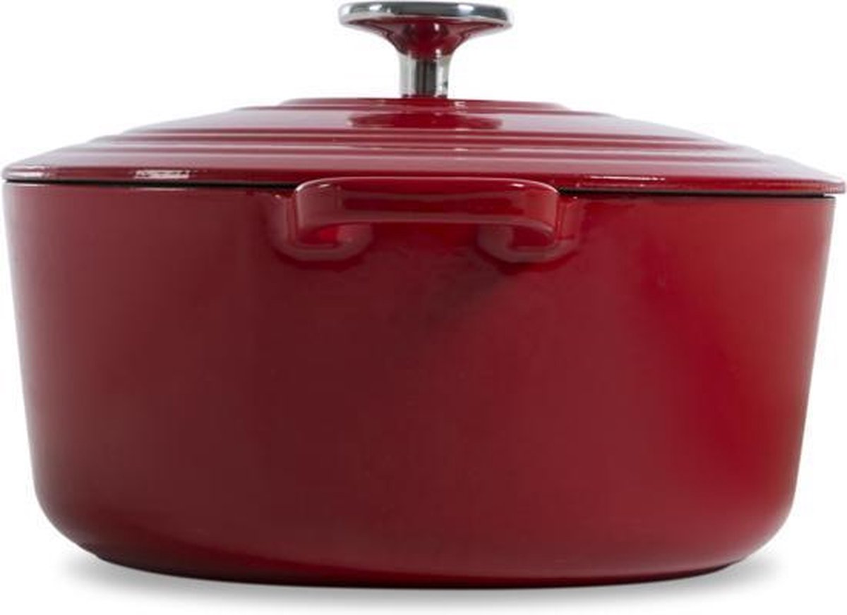 Bk Bourgogne Braadpan 28 cm Chili Red - Rood