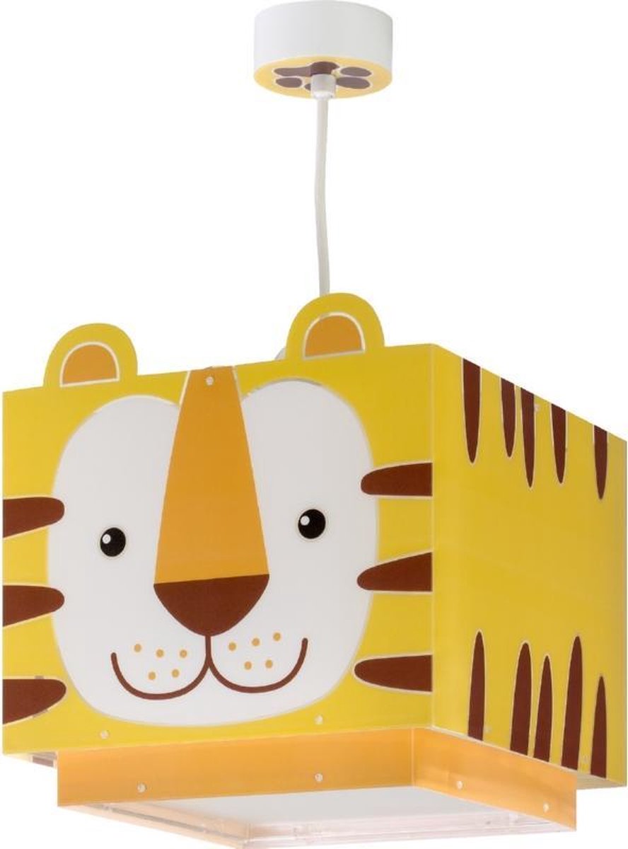 Starbright Hanglamp Tijger Junior 65 X 24 Cm Wit/ - Geel