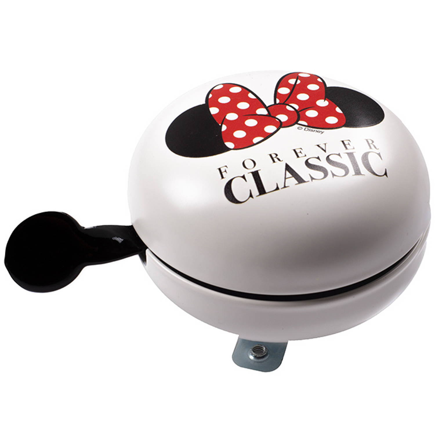 Disney Fietsbel Minnie Mouse Forever Classic Junior 8 Cm - Wit