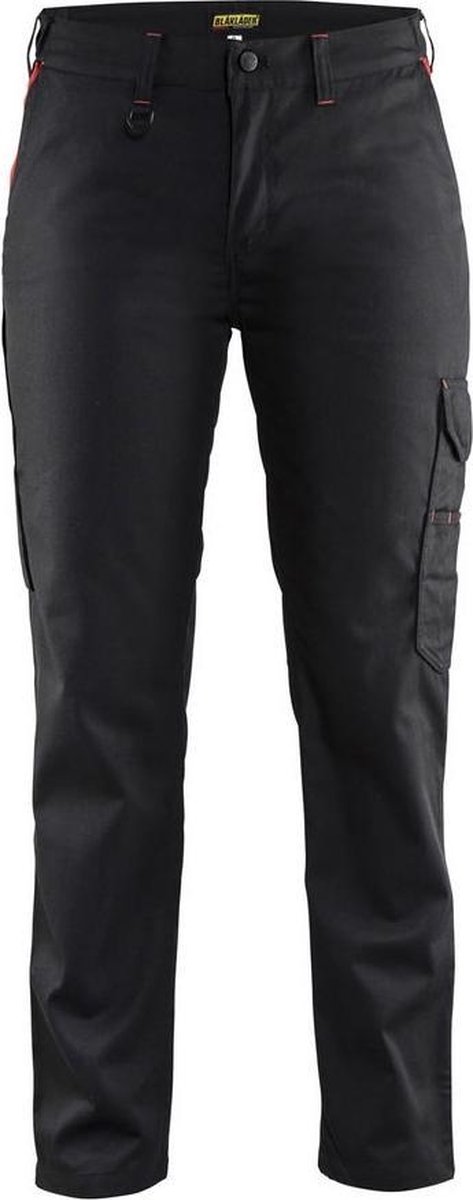 Blaklader Werkbroek Industrie Dames 7104 - zwart/rood