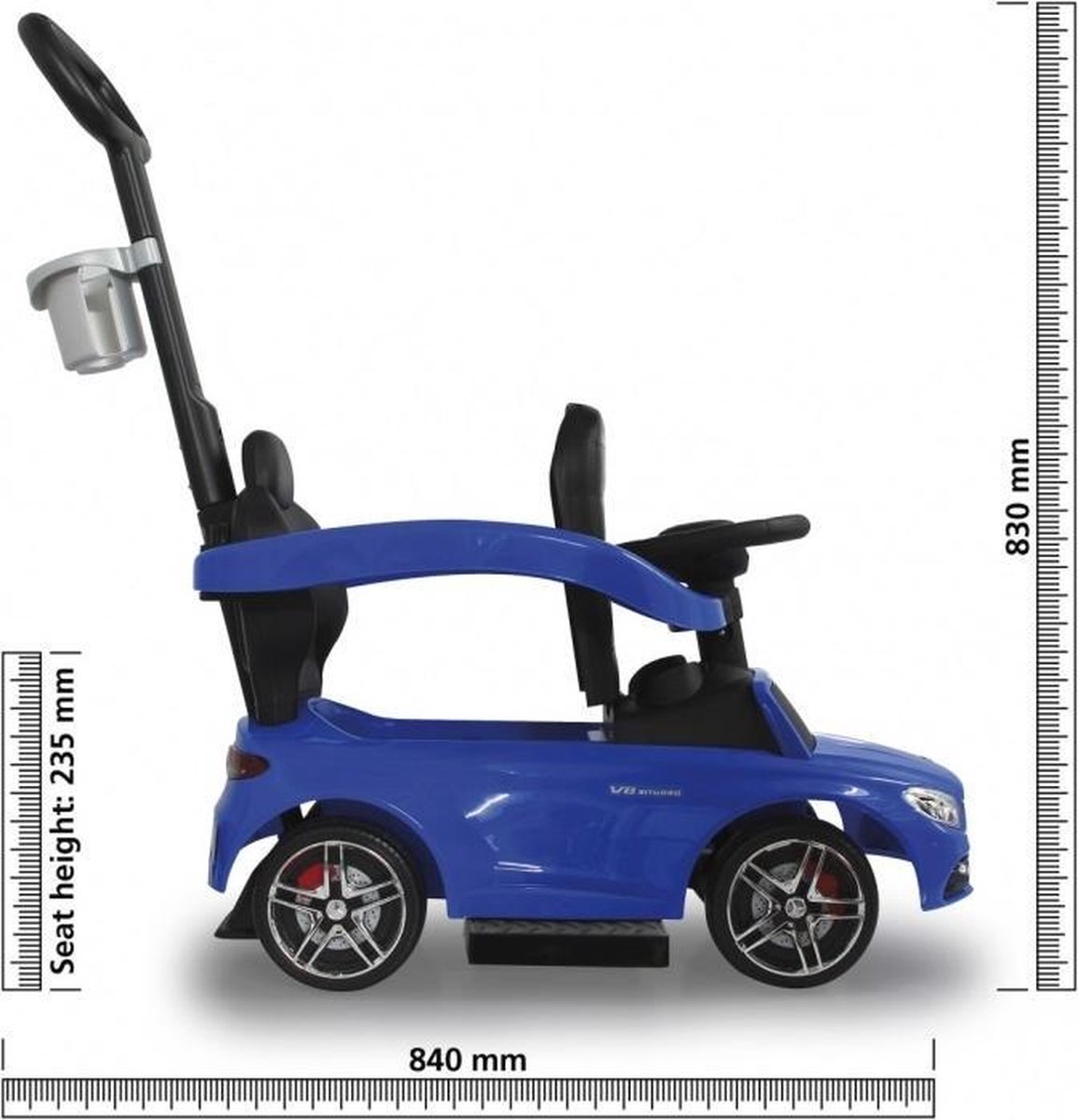 Jamara Loopauto Mercedes Amg C63 63,5 X 34 Cm - Blauw