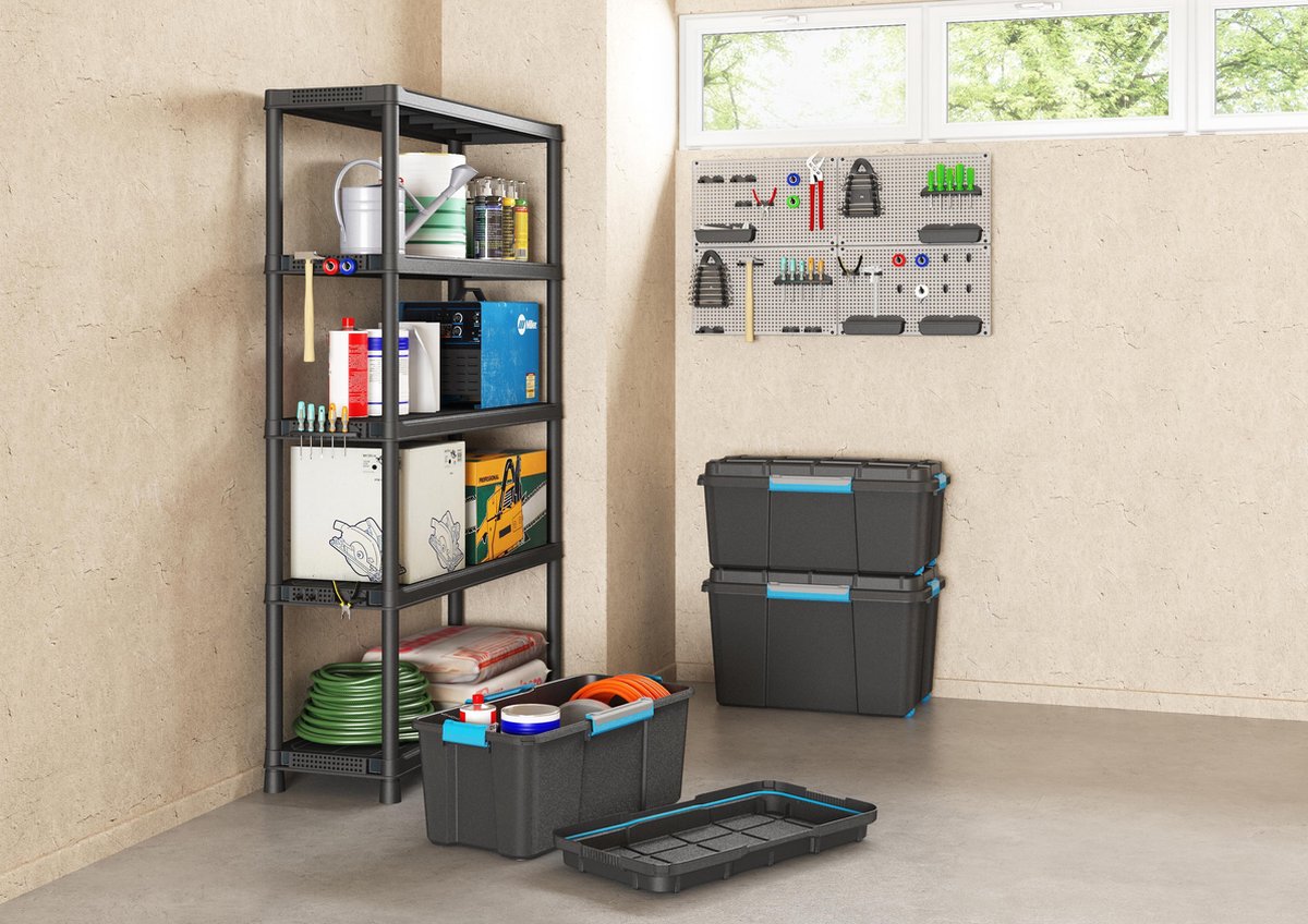 Kis Opbergbox Scubabox - 80 L - Zwart