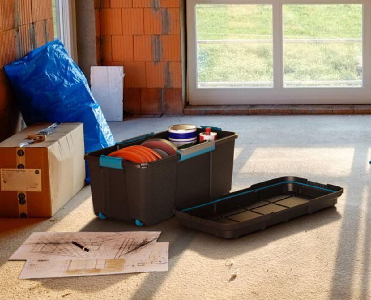 Kis Opbergbox Scubabox - 80 L - Zwart