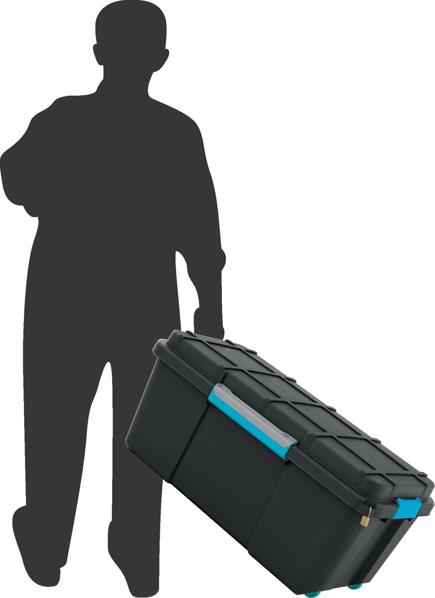 Kis Opbergbox Scubabox - 80 L - Zwart
