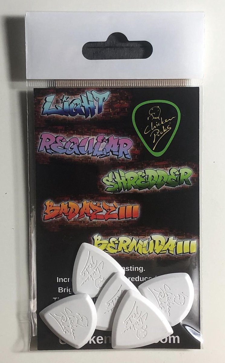 ChickenPicks Badazz+Bermuda P Try-Out Set plectrums (5 stuks)