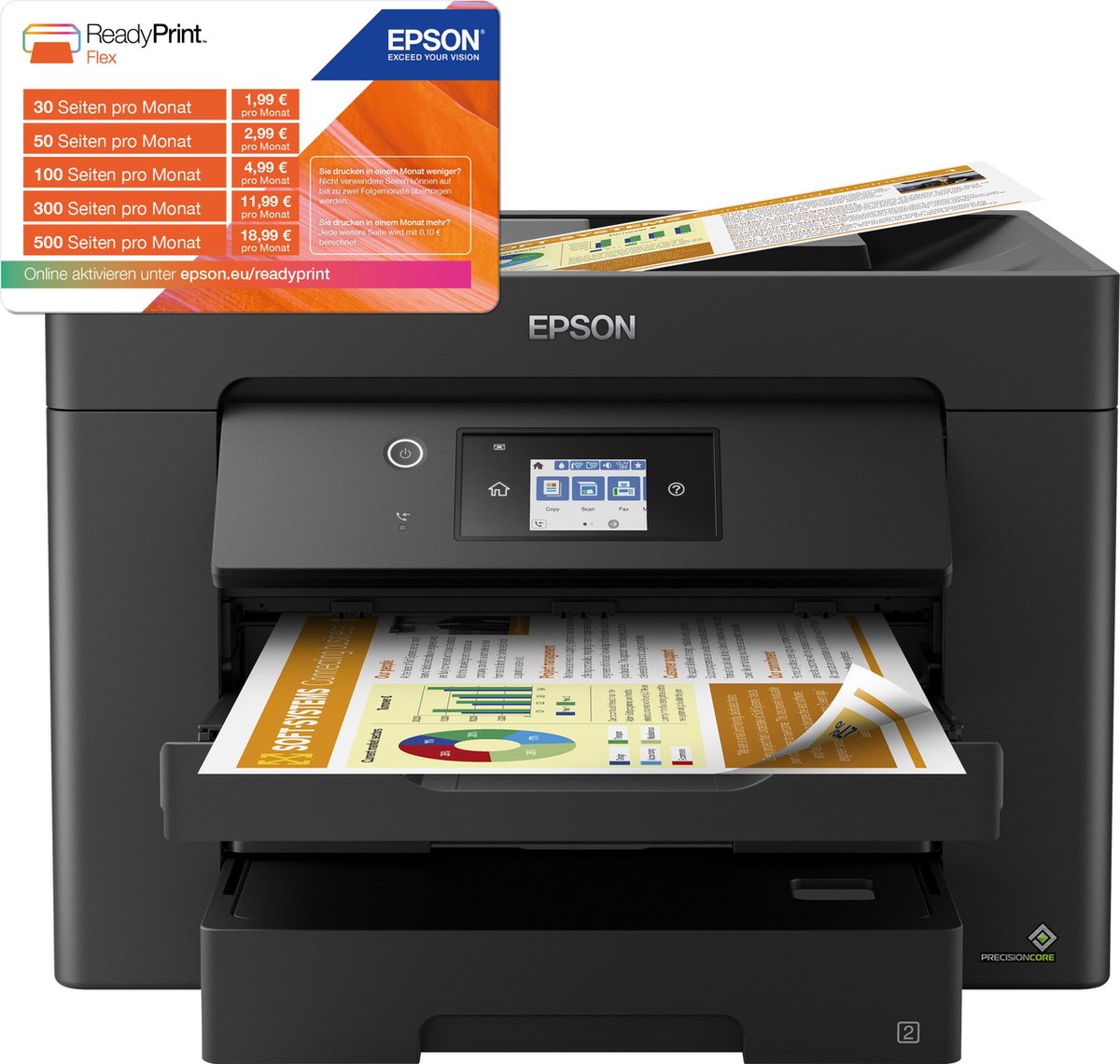 Epson WorkForce WF-7830DTWF - Zwart