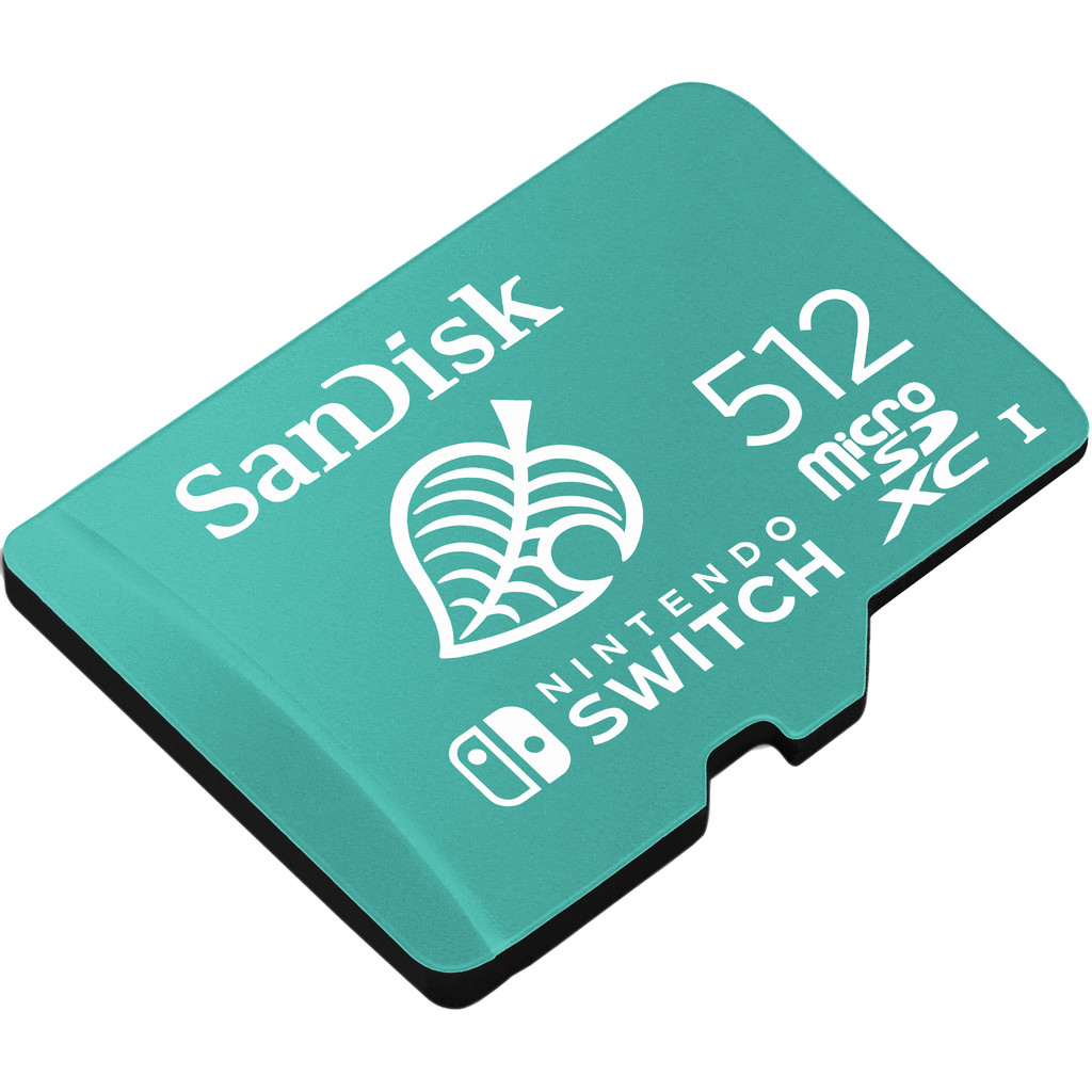 Sandisk MicroSDXC Extreme Gaming 512GB Nintendo Licensed - Groen