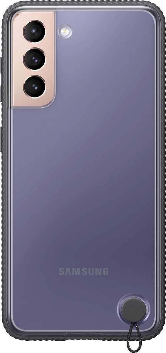 Samsung Galaxy S21 Clear Protective Back Cover - Negro