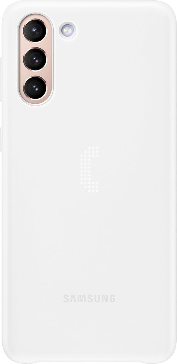 Samsung Galaxy S21 Plus Led Back Cover - Blanco