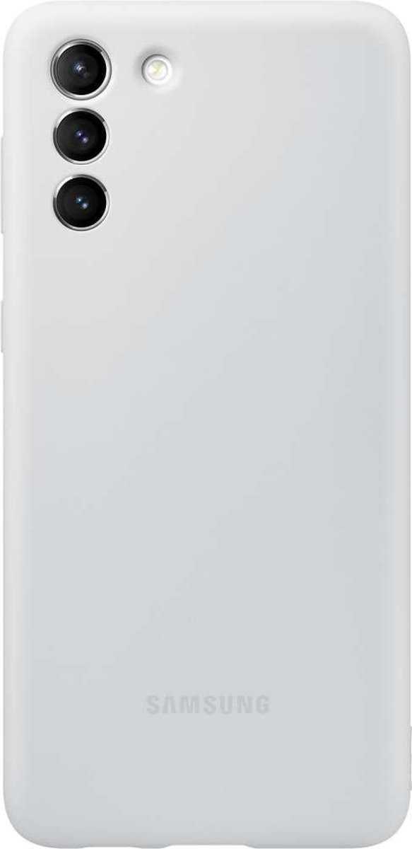 Samsung Galaxy S21 Plus Siliconen Back Cover - Gris