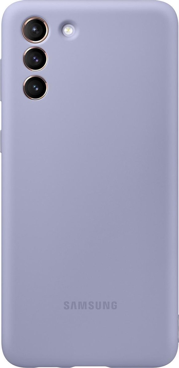 Samsung Galaxy S21 Plus Siliconen Back Cover - Púrpura