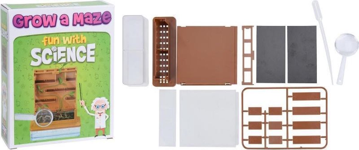 Free and Easy Wetenschappelijke Speelset Plant Doolhof - Bruin