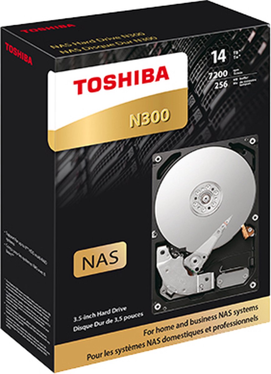 Toshiba N300 NAS Hard Drive 14TB (256MB)