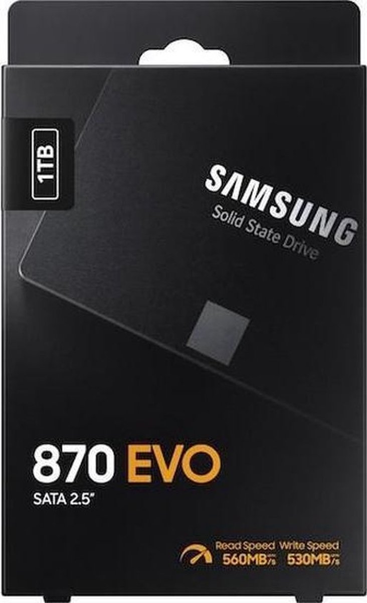 Samsung 870 EVO 2,5 inch 500GB - Zwart